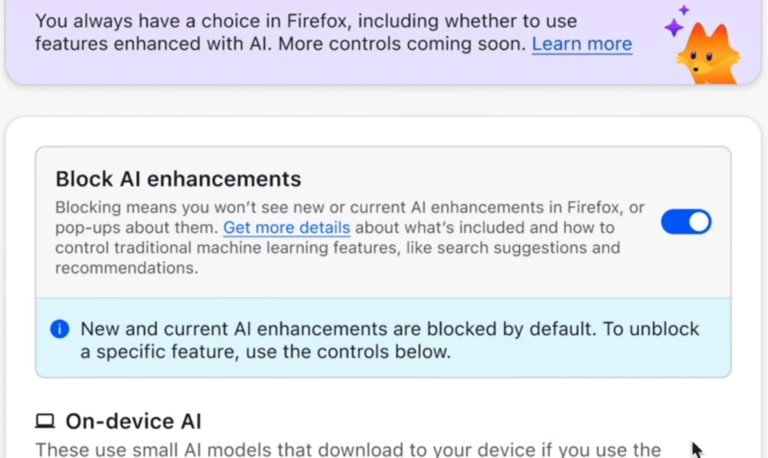 Understanding Firefox AI Control: How Browser Choice Works | Generative ...